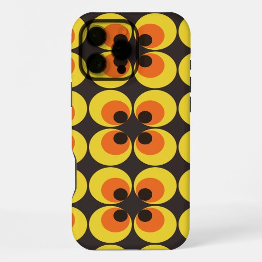 Coque iPhone 16 Pro Max les années 70 Fond d'écran (Verso)