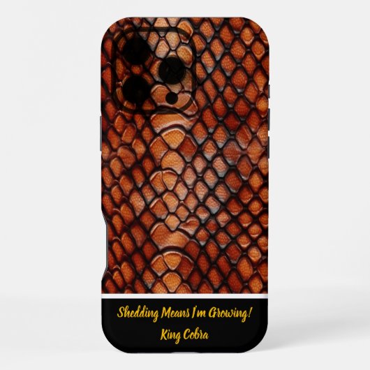 Coque iPhone 16 Pro Max Les textures complexes des peaux de serpent qui se (Verso)