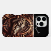 Coque iPhone 16 Pro Max L'étreinte de l'alligator (Verso Horizontal)