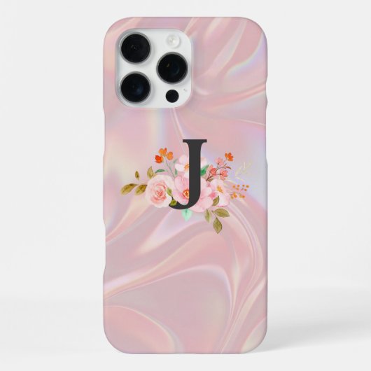 Coque iPhone 16 Pro Max Lettre J (Verso)