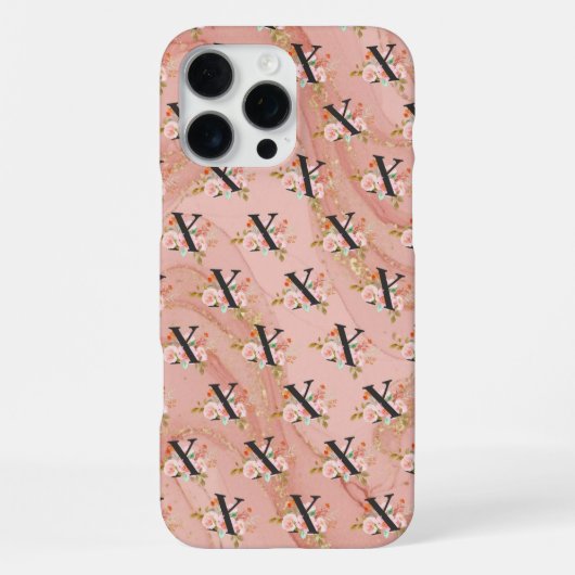 Coque iPhone 16 Pro Max Lettre X (Verso)