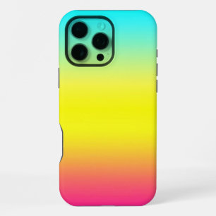 Coque iPhone 16 Pro Max Licorne Magique Ombre Couleurs Arc-en-Ciel