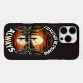 Coque iPhone 16 Pro Max Lignes et réflexions du soir (Verso Horizontal)