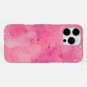 Coque iPhone 16 Pro Max Linktree Aquarelle Rose | (Verso Horizontal)