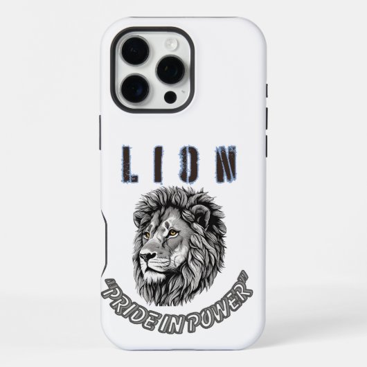COQUE iPhone 16 PRO MAX LION (Verso)