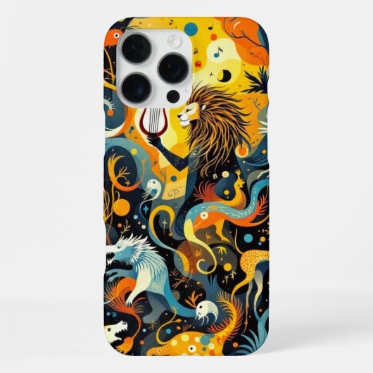 Coque iPhone 16 Pro Max Lion Soleil (Verso)