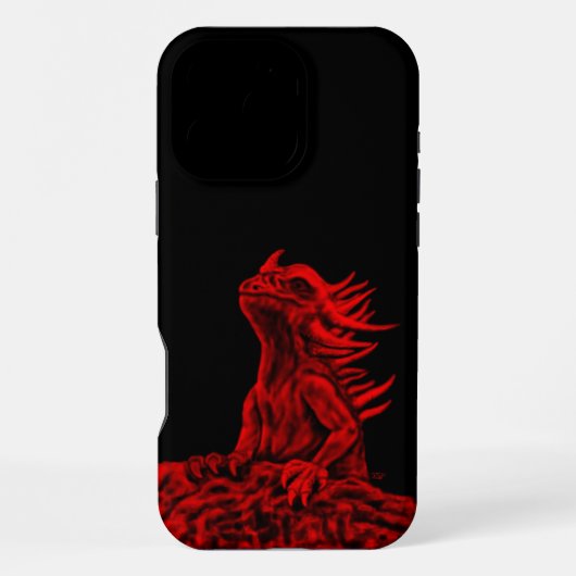 Coque iPhone 16 Pro Max Little red Dragon (Verso)