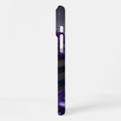 Coque iPhone 16 Pro Max Livre Gothique Fleur Violet (Côté gauche)