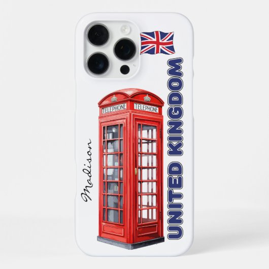 Coque iPhone 16 Pro Max Londres Angleterre (Verso)