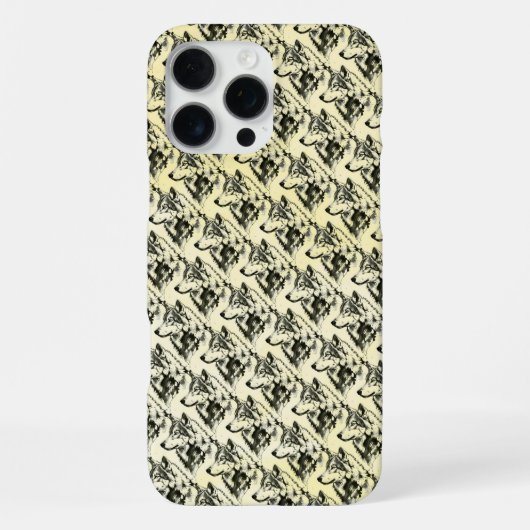 Coque iPhone 16 Pro Max Loup (Verso)