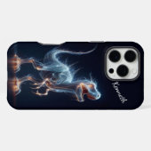 Coque iPhone 16 Pro Max Lueur éthérée de T-Rex (Verso Horizontal)