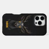 Coque iPhone 16 Pro Max Magical Deer Black (Verso Horizontal)