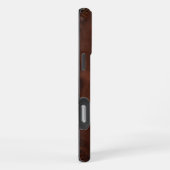 Coque iPhone 16 Pro Max Manche zippée marron (Côté droit)
