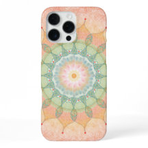 Mandala Géométrique Circulaire Vert Rouge Jaune