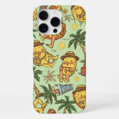 Coque iPhone 16 Pro Max Mango Moods | Fun Tropical Cartoon Mango Pattern (Verso)