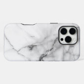 Coque iPhone 16 Pro Max Marbre Blanc (Verso Horizontal)