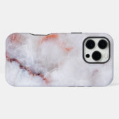 Coque iPhone 16 Pro Max Marbre blanc (Verso Horizontal)