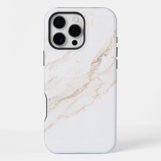 Coque iPhone 16 Pro Max Marbre Blanc (Verso)