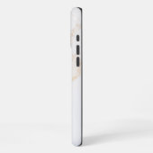 Coque iPhone 16 Pro Max Marbre Blanc (Côté gauche)