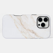 Coque iPhone 16 Pro Max Marbre Blanc (Verso Horizontal)