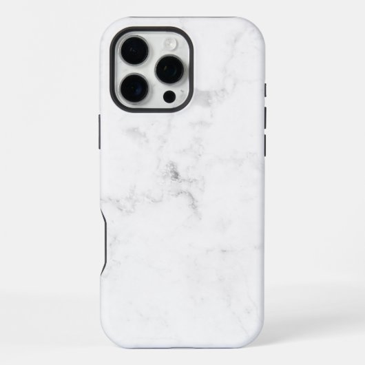 Coque iPhone 16 Pro Max Marbre Blanc (Verso)