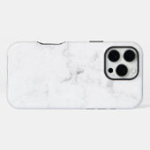Coque iPhone 16 Pro Max Marbre Blanc (Verso Horizontal)