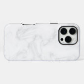 Coque iPhone 16 Pro Max Marbre Blanc (Verso Horizontal)