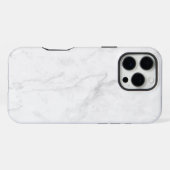 Coque iPhone 16 Pro Max Marbre Blanc (Verso Horizontal)