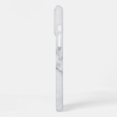 Coque iPhone 16 Pro Max Marbre blanc (Côté gauche)