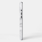 Coque iPhone 16 Pro Max Marbre blanc (Côté gauche)