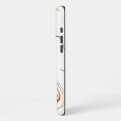 Coque iPhone 16 Pro Max Marbre Blanc (Côté gauche)