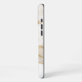 Coque iPhone 16 Pro Max Marbre Blanc (Côté gauche)