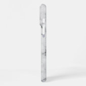 Coque iPhone 16 Pro Max Marbre blanc (Côté gauche)