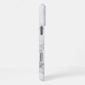 Coque iPhone 16 Pro Max Marbre blanc (Côté droit)