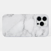 Coque iPhone 16 Pro Max Marbre blanc (Verso Horizontal)