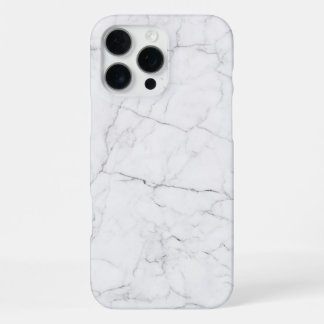 Coque iPhone 16 Pro Max Marbre Blanc Élégant