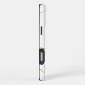 Coque iPhone 16 Pro Max Marbre Blanc et Doré (Côté droit)