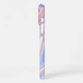 Coque iPhone 16 Pro Max Marbre Bubble Gum Personnalisable (Côté gauche)