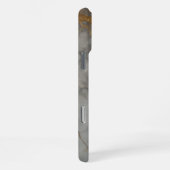 Coque iPhone 16 Pro Max Marbre gris et or (Côté droit)