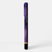 Coque iPhone 16 Pro Max Marbre violet avec veines complexes (Côté gauche)