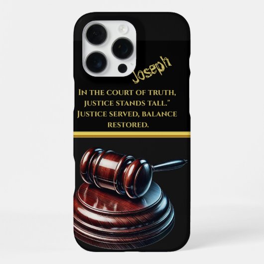 Coque iPhone 16 Pro Max Marteau Royal de Vérité Révélé (Verso)