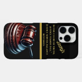 Coque iPhone 16 Pro Max Marteau Royal de Vérité Révélé (Verso Horizontal)