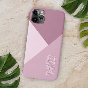 Coque iPhone 16 Pro Max Mauve Taupe Rose Poussiéreux Rose Foncé Teinté Per