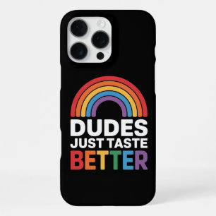 Coque iPhone 16 Pro Max Mecs Ont Juste Meilleur Goût Drôle Gay Arc-en-ciel