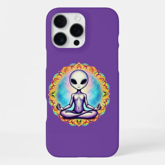 Coque iPhone 16 Pro Max Méditation galactique (Verso)