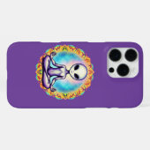 Coque iPhone 16 Pro Max Méditation galactique (Verso Horizontal)