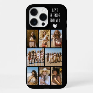 Coque iPhone 16 Pro Max Meilleures Amies Pour Toujours 8 Photo Noir