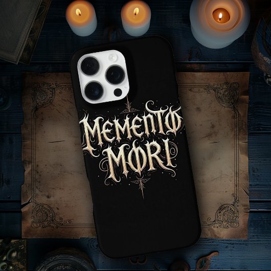 Coque iPhone 16 Pro Max Memento Mori Gothique