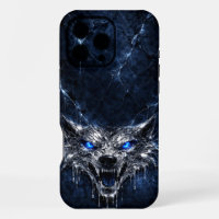 Mercure Loup Bleu Saphir Yeux Glaciaire