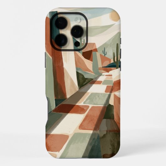 Coque iPhone 16 Pro Max Mid-Century Modern iPhone 16 Pro Max Case (Verso)